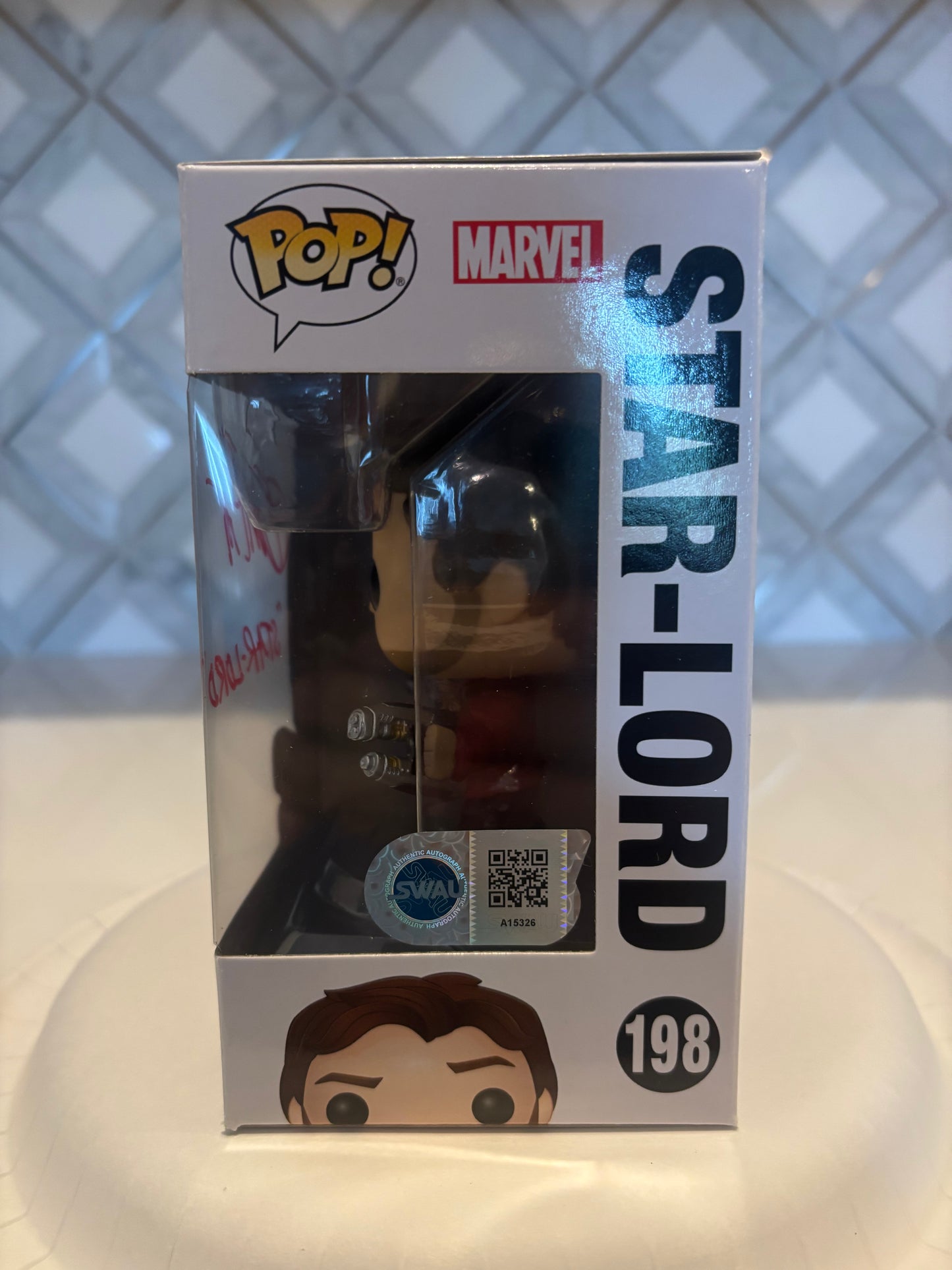 Chris Pratt Signed Funko Pop (SWAU)
