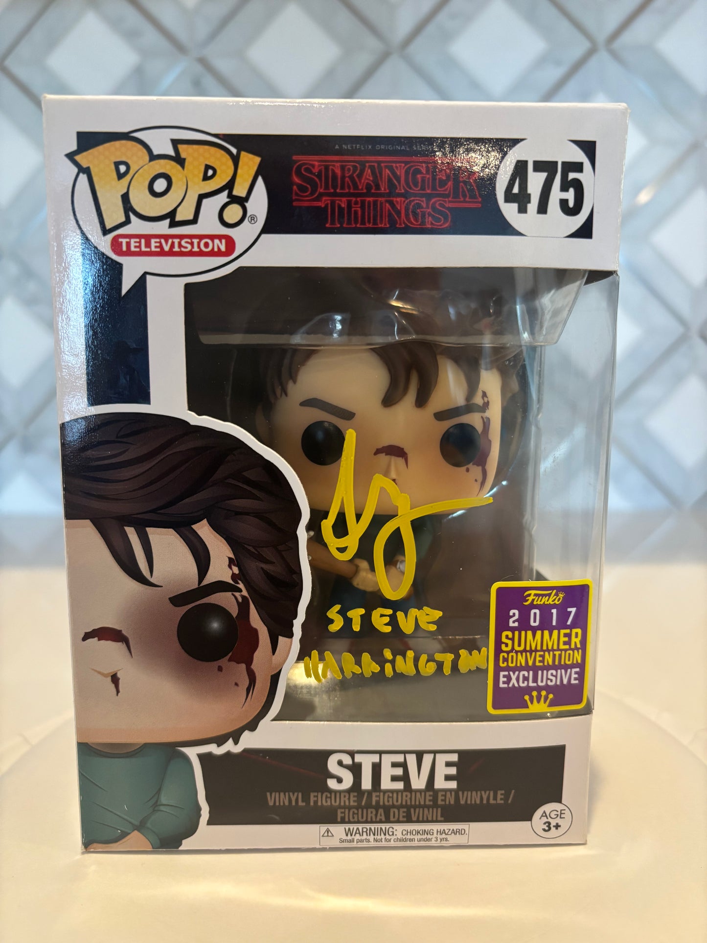 Joe Keery Signed Funko Pop (SWAU)