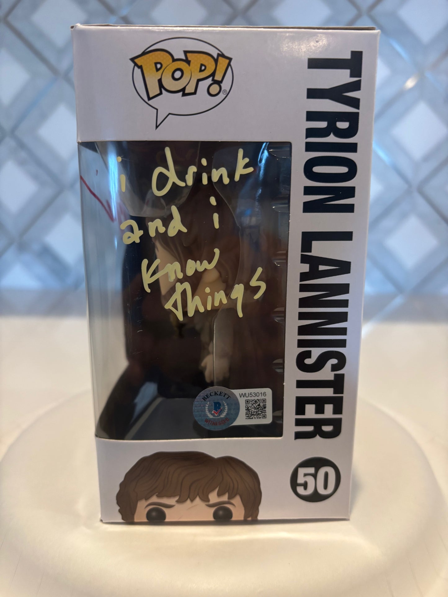 Peter Dinklage Signed Funko Pop (Beckett)