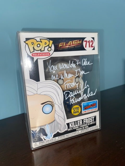 Funko Pop! The Flash Killer Frost signed by Danielle Panabaker