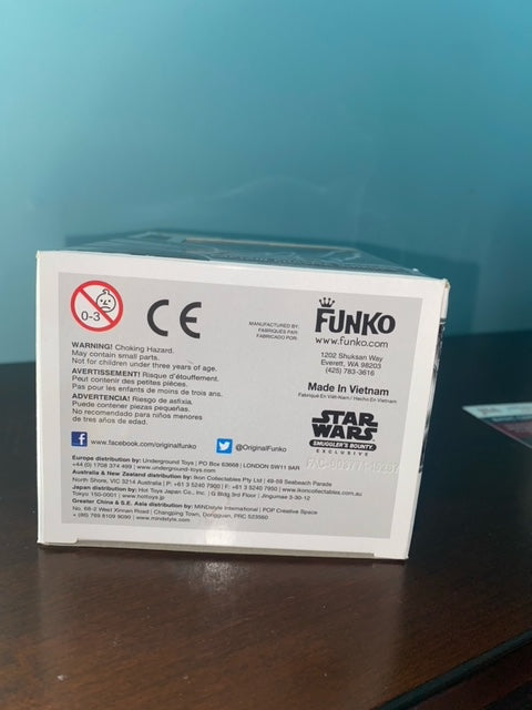 Funko Pop! Star Wars metallic Captain Phasma signed by Gwendoline Christie