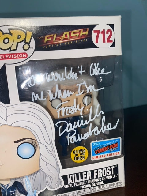 Funko Pop! The Flash Killer Frost signed by Danielle Panabaker