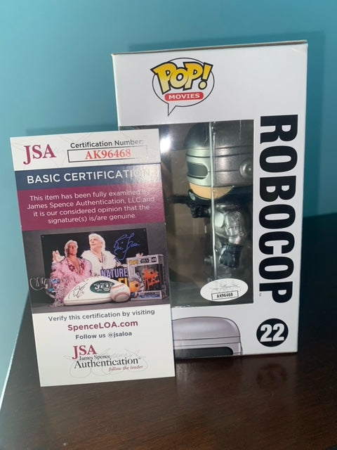 Funko Pop! Robocop signed by Peter Weller (Small Box Tear)