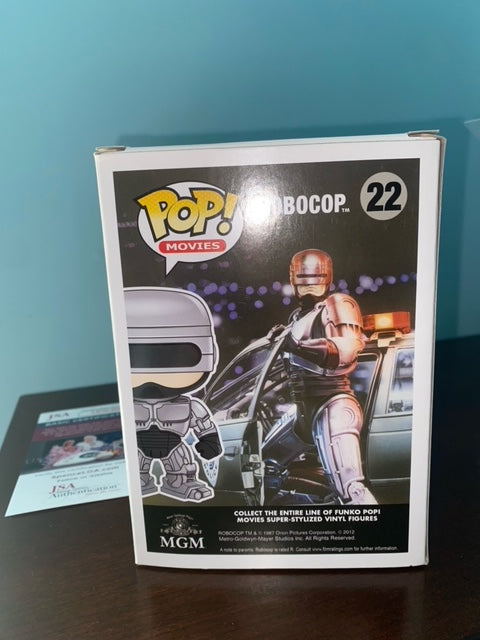 Funko Pop! Robocop signed by Peter Weller (Small Box Tear)