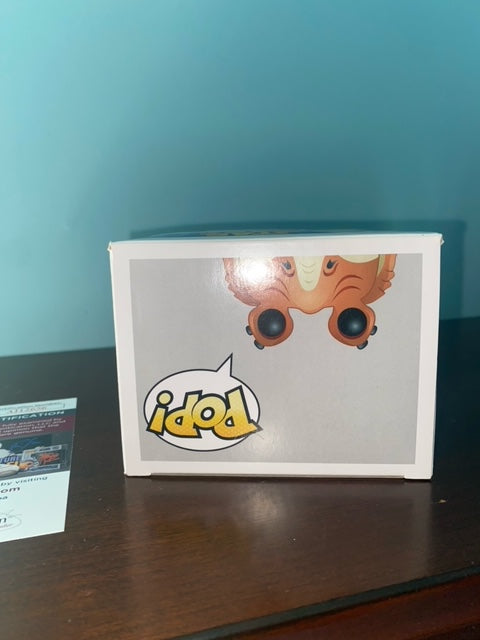 Funko Pop! Star Wars Jar Jar Binks Blue box signed by Ahmed Best