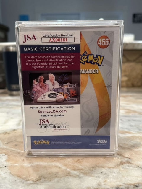 Funko Pop Pokemon Charmander signed by Veronica Taylor