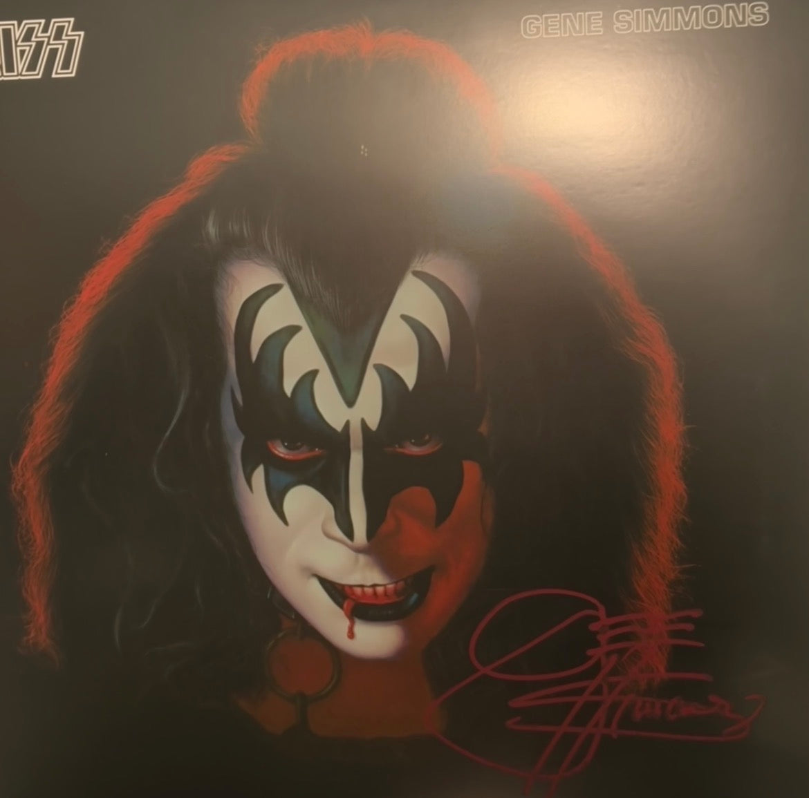 Gene Simmons signed solo LP