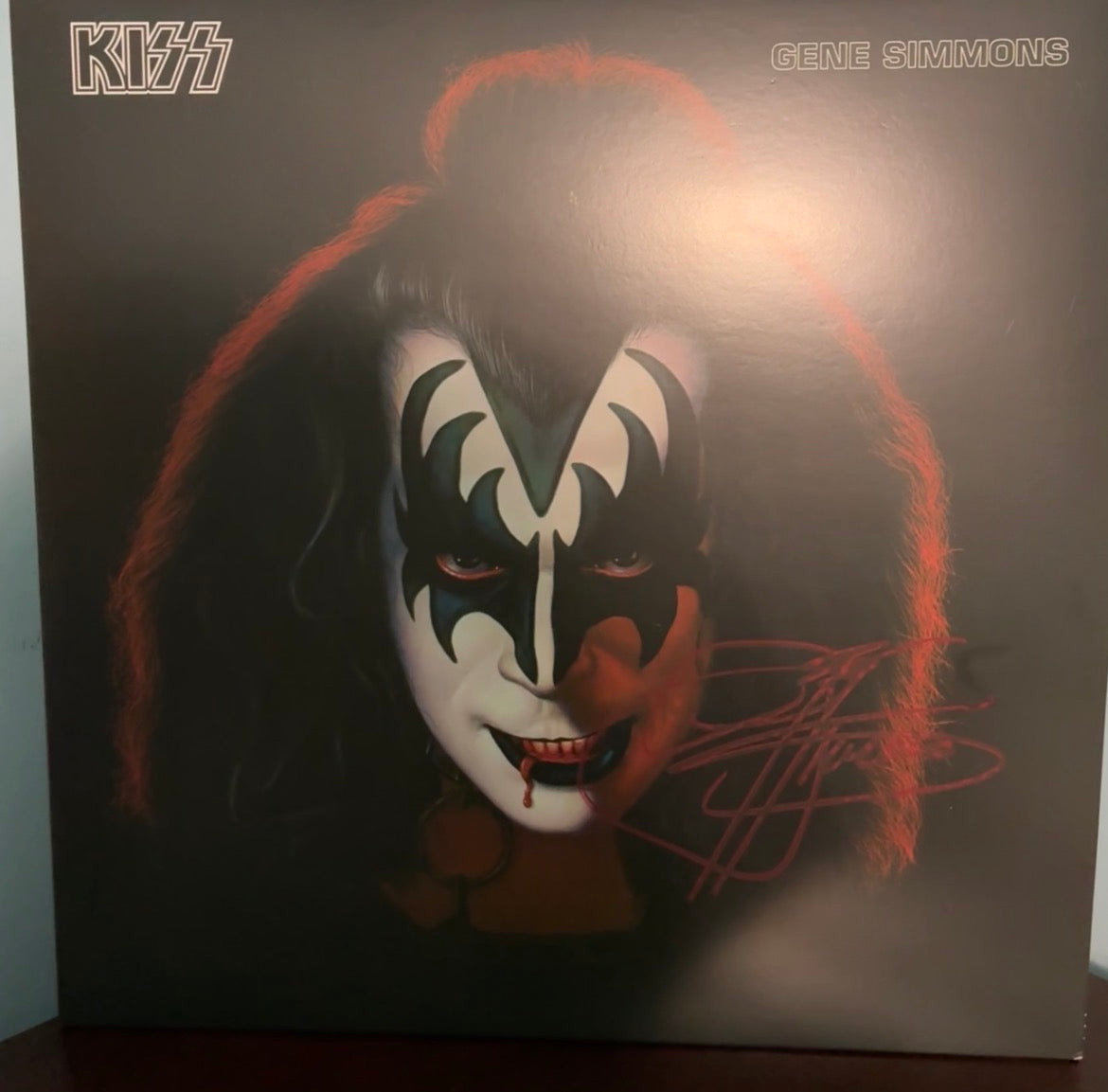 Gene Simmons signed solo LP