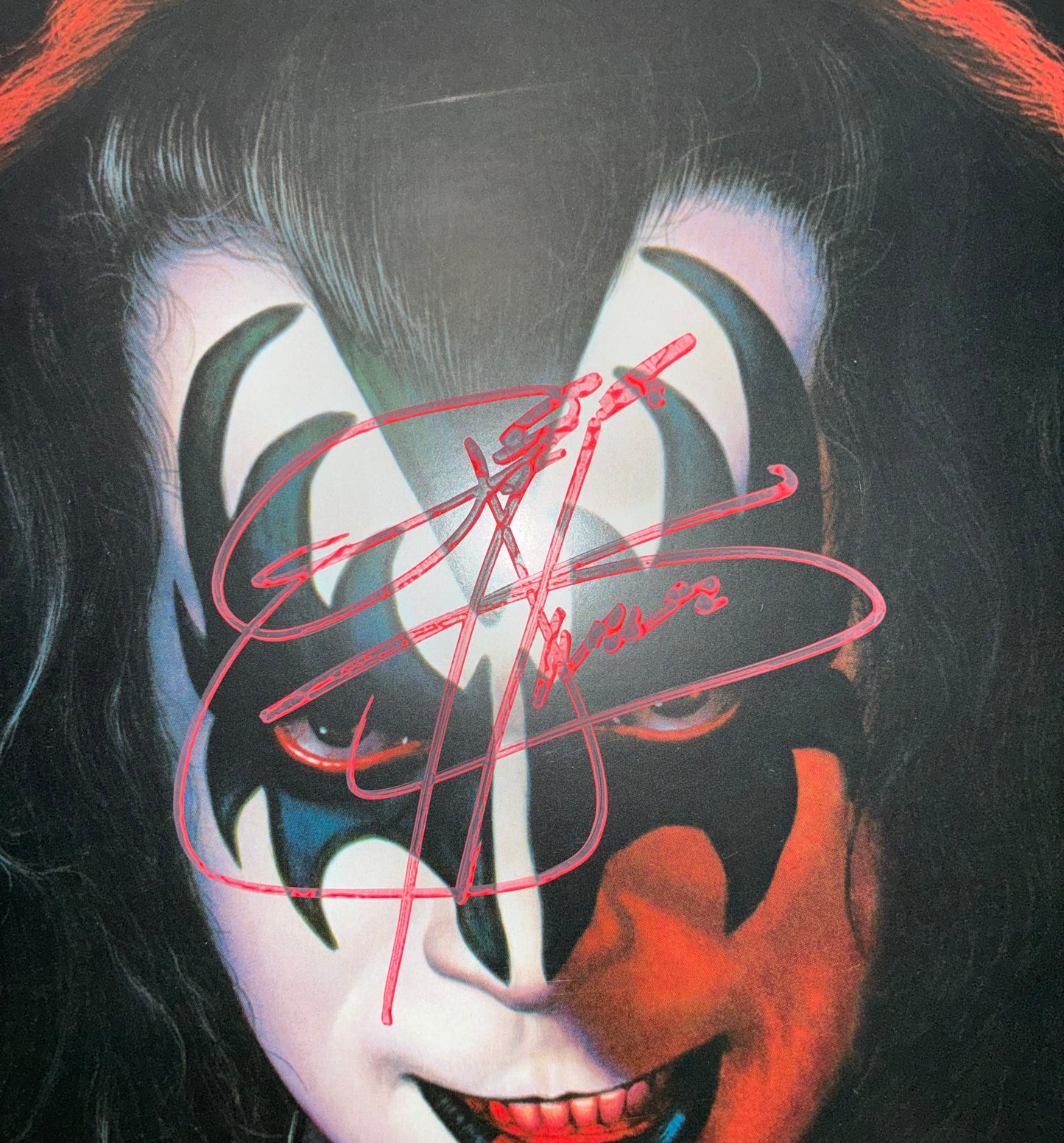 Gene Simmons signed solo LP