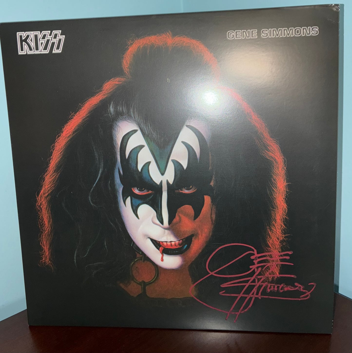 Gene Simmons signed solo LP