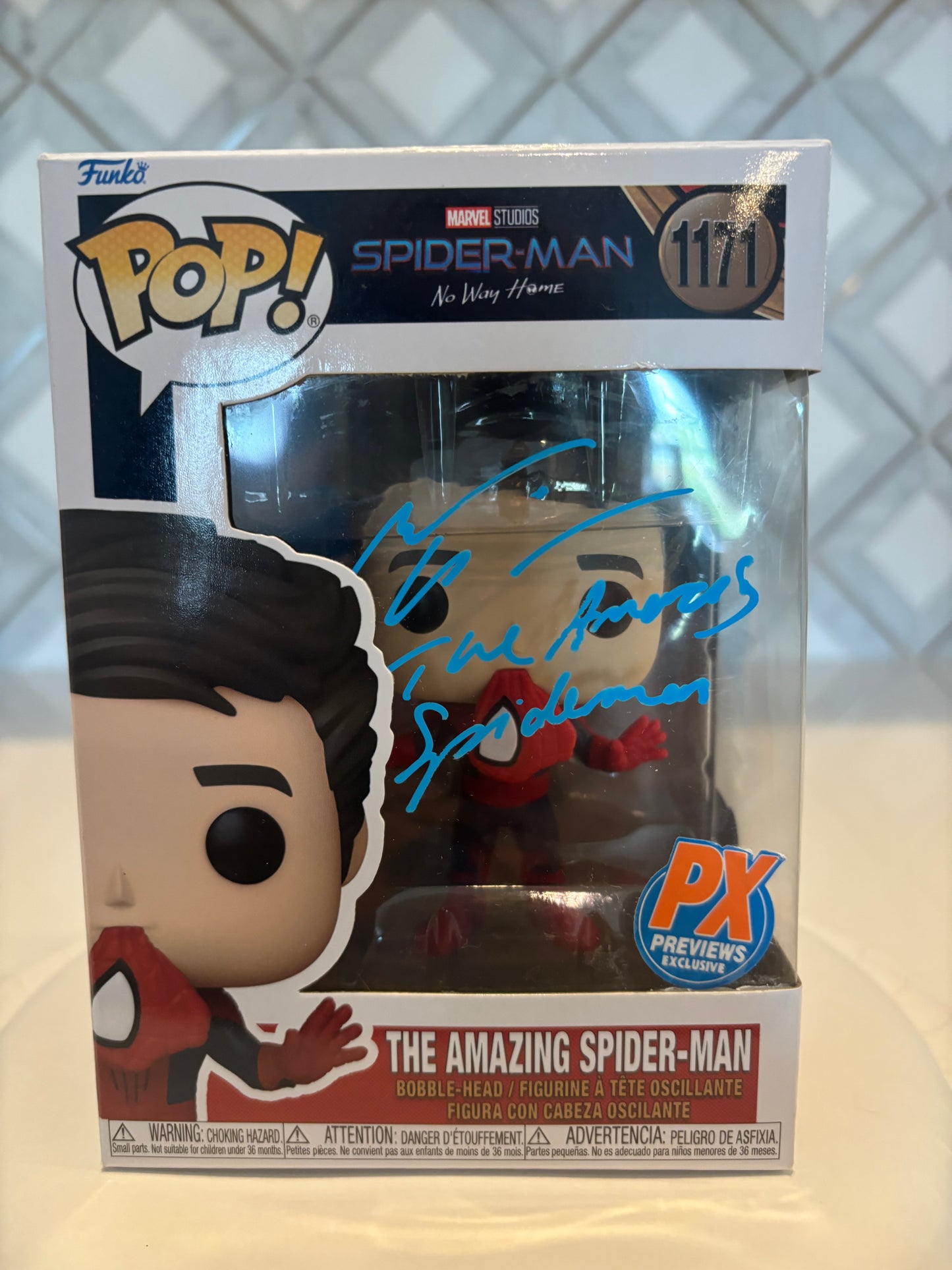 Andrew Garfield Signed Funko pop (Beckett)