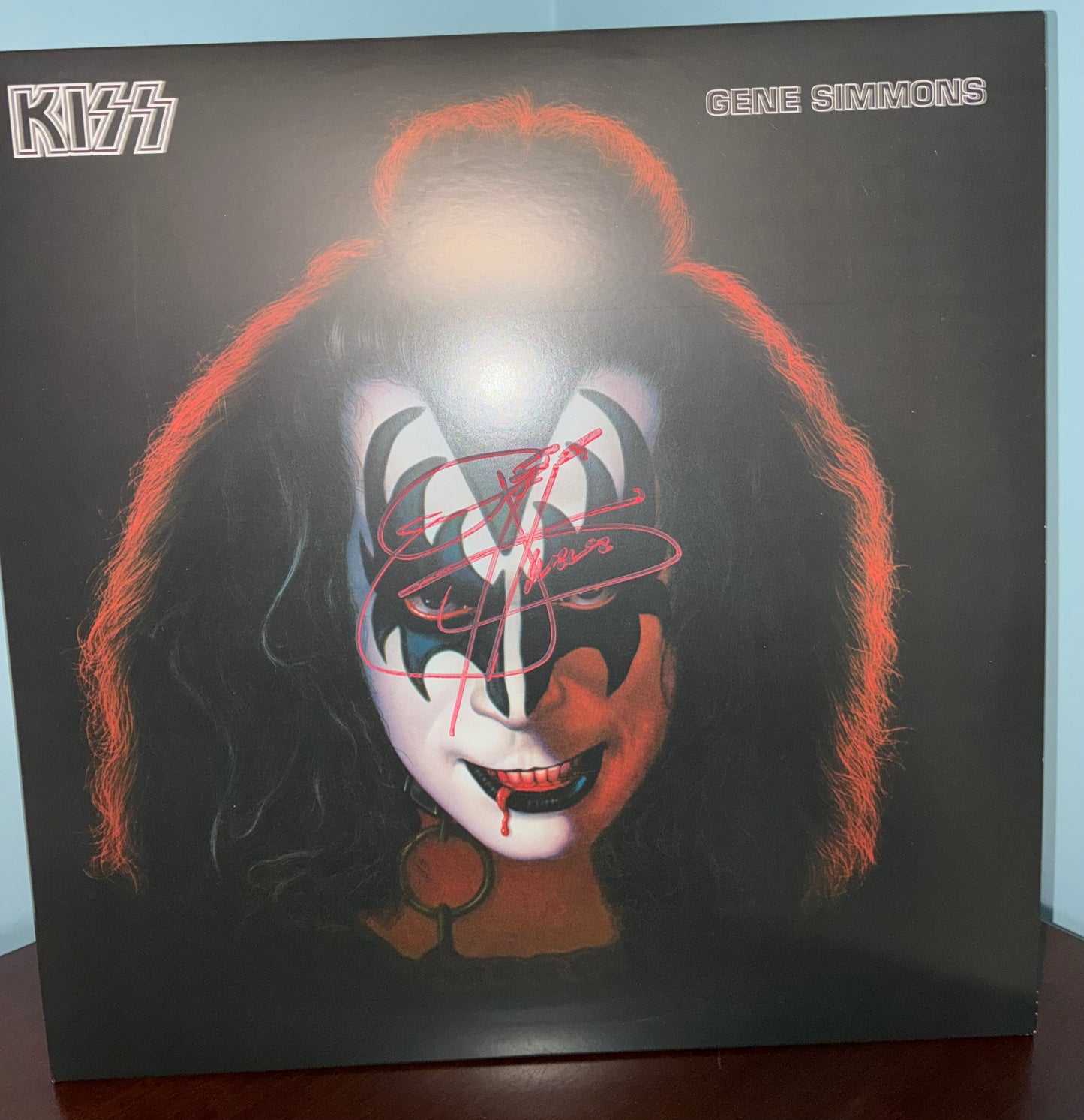 Gene Simmons signed solo LP