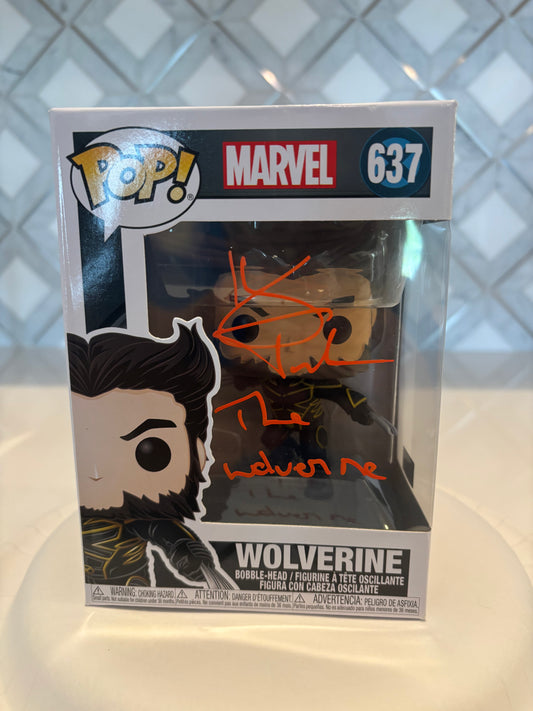 Hugh Jackman Signed funko pop (Celebrity Authentics)