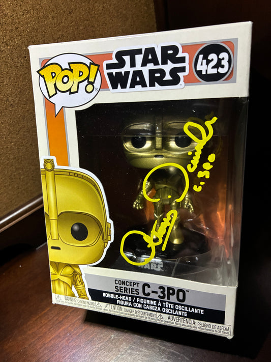 Anthony Daniels signed Funko Pop