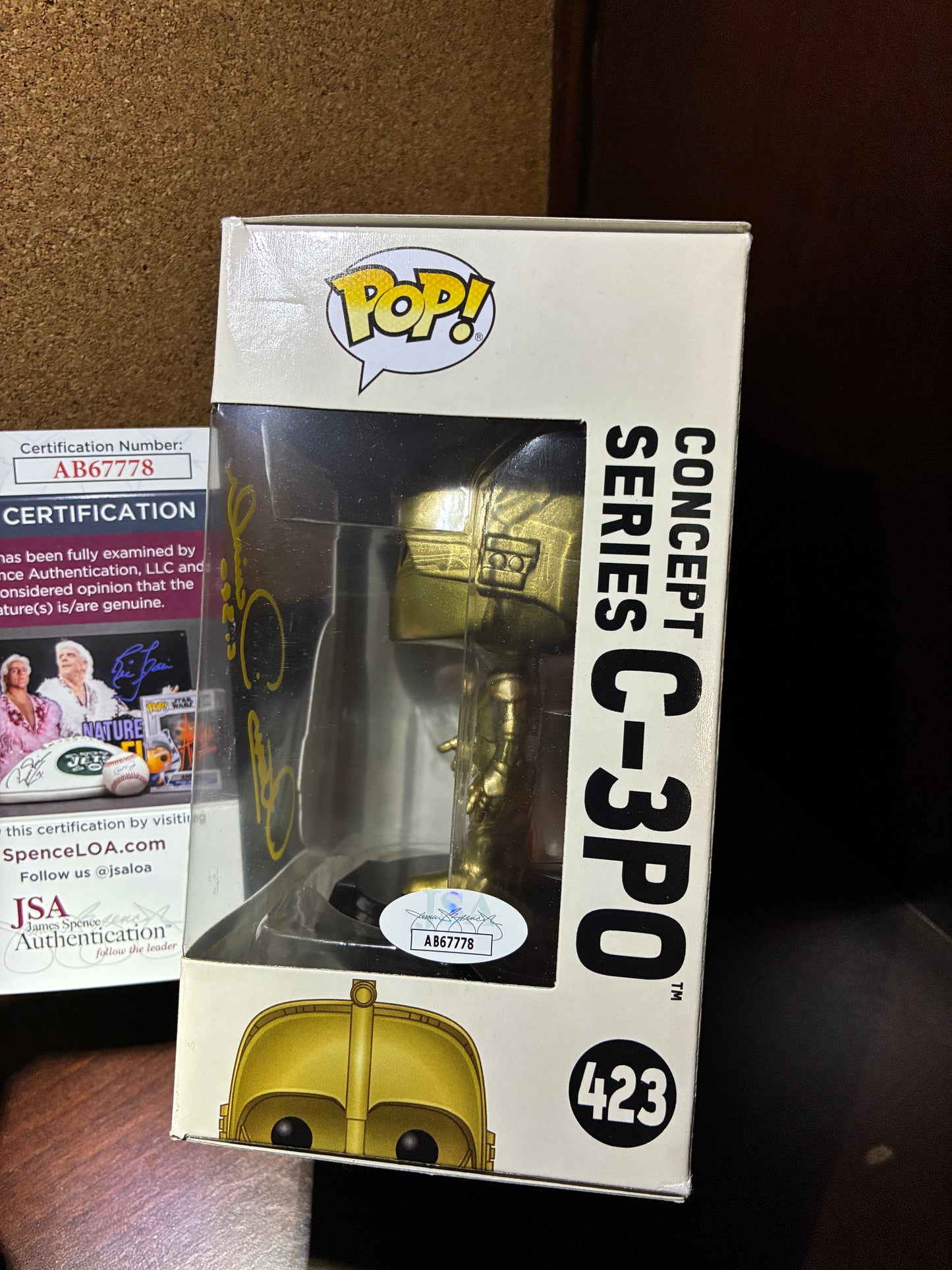 Anthony Daniels signed Funko Pop