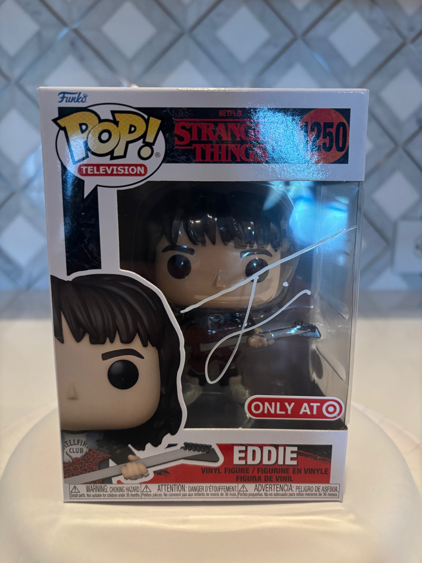Joseph Quinn Signed Funko Pop (JSA)