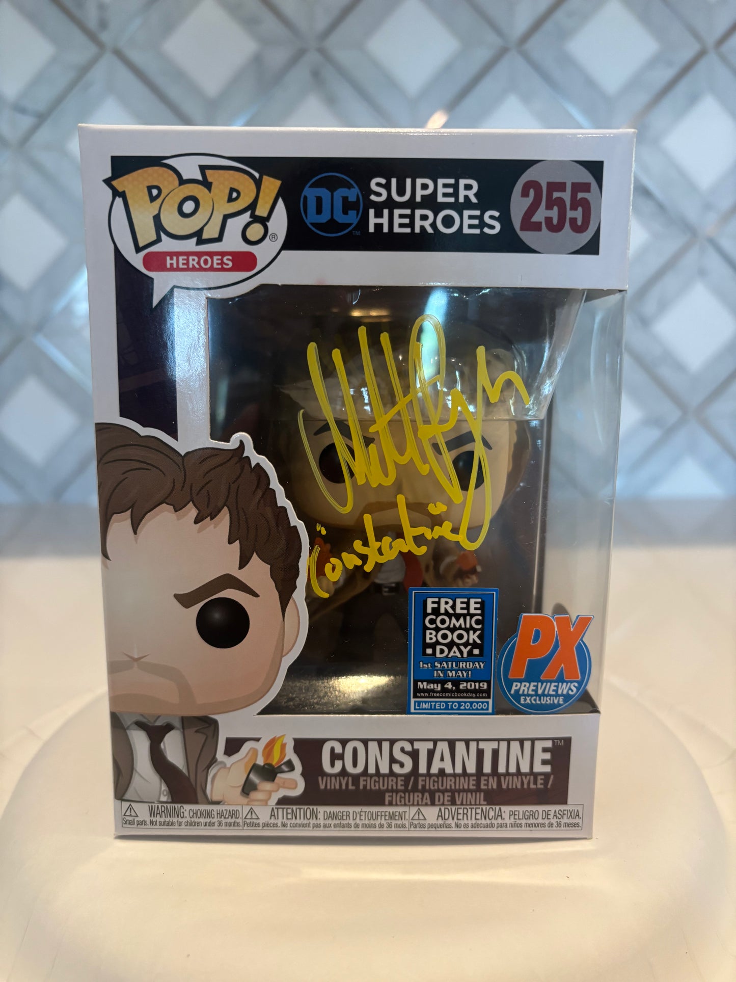Matt Ryan Signed Funko pop John Constantine