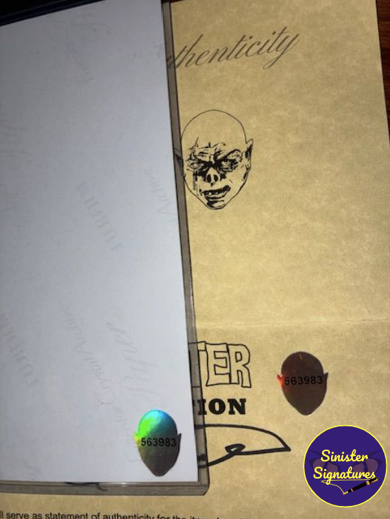 Ozzy Osbourne Family Signed Complete Print