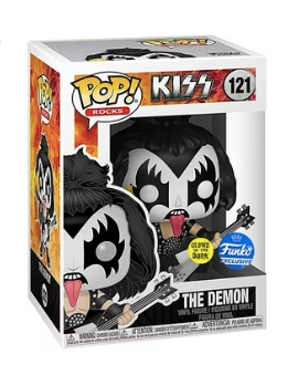 Funko Pop! KISS The Demon 121 Glow signed preorder
