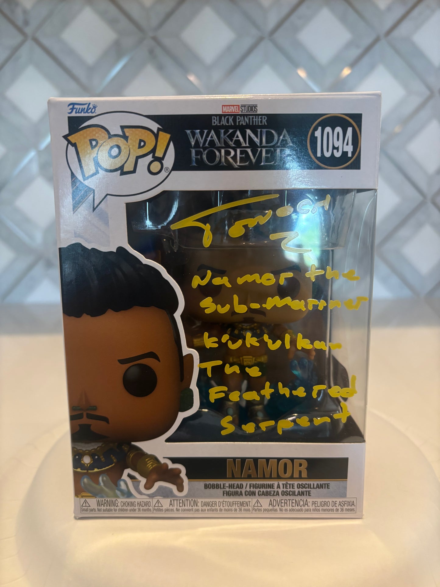 Tenoch Huerta Signed Funko Pop! (SWAU)
