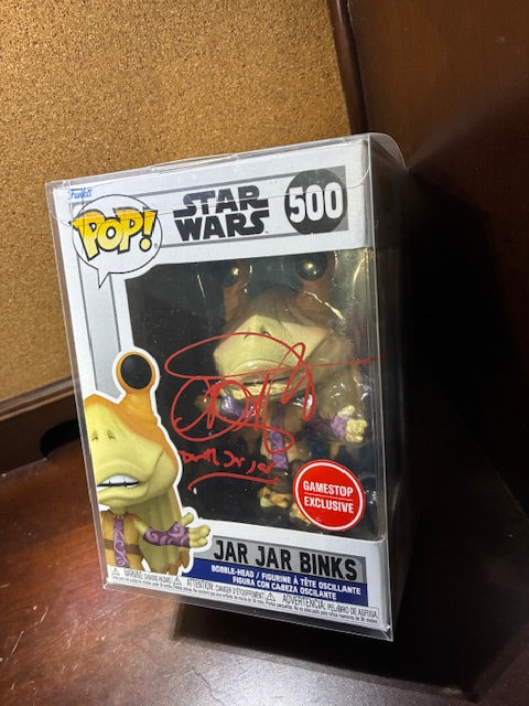 Ahmed Best signed Funko pop