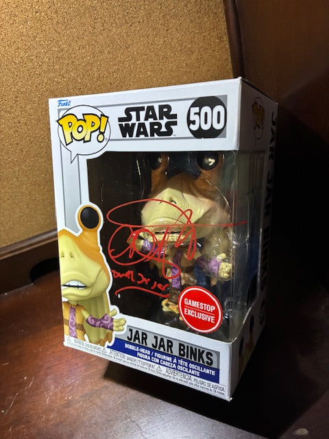 Ahmed Best signed Funko pop