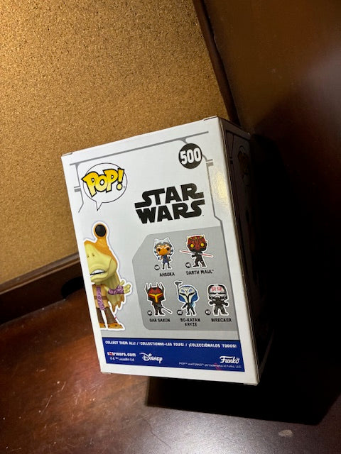 Ahmed Best signed Funko pop