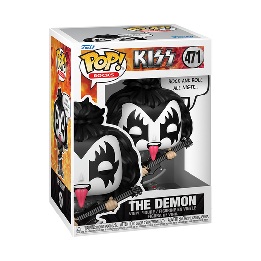 Funko Pop! KISS The Demon Rock and Roll All Night 471 signed preorder